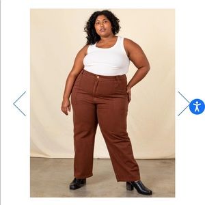SAMPLE SALE - Work Pants Petite - Fudgesicle Brown